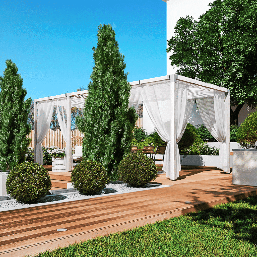 La pergola bois autoportante 85 Aménagement extérieur bois Cover Green
