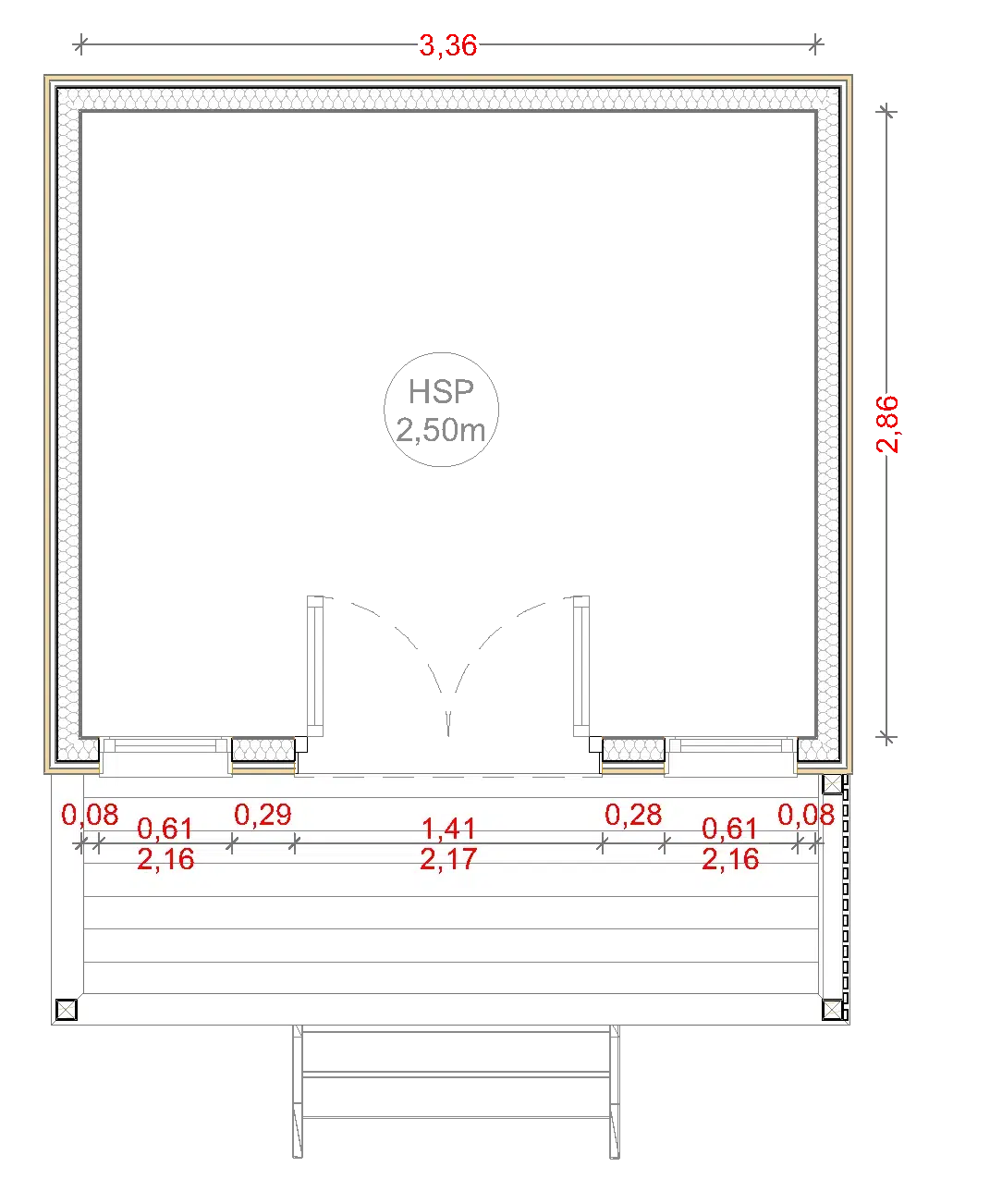 Plan technique du studio GEKA