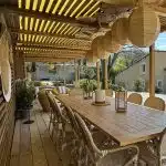 Pergola bois à Robion (84) réalisée avec un kit Cover Green - vue 1