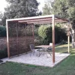 Pergola bois à Nouart (08) réalisée avec un kit Cover Green - vue 3