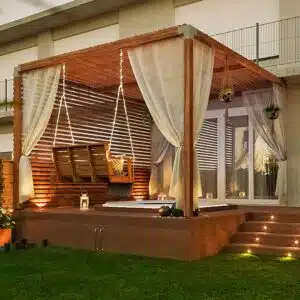 Pergola murale cover green 3 1