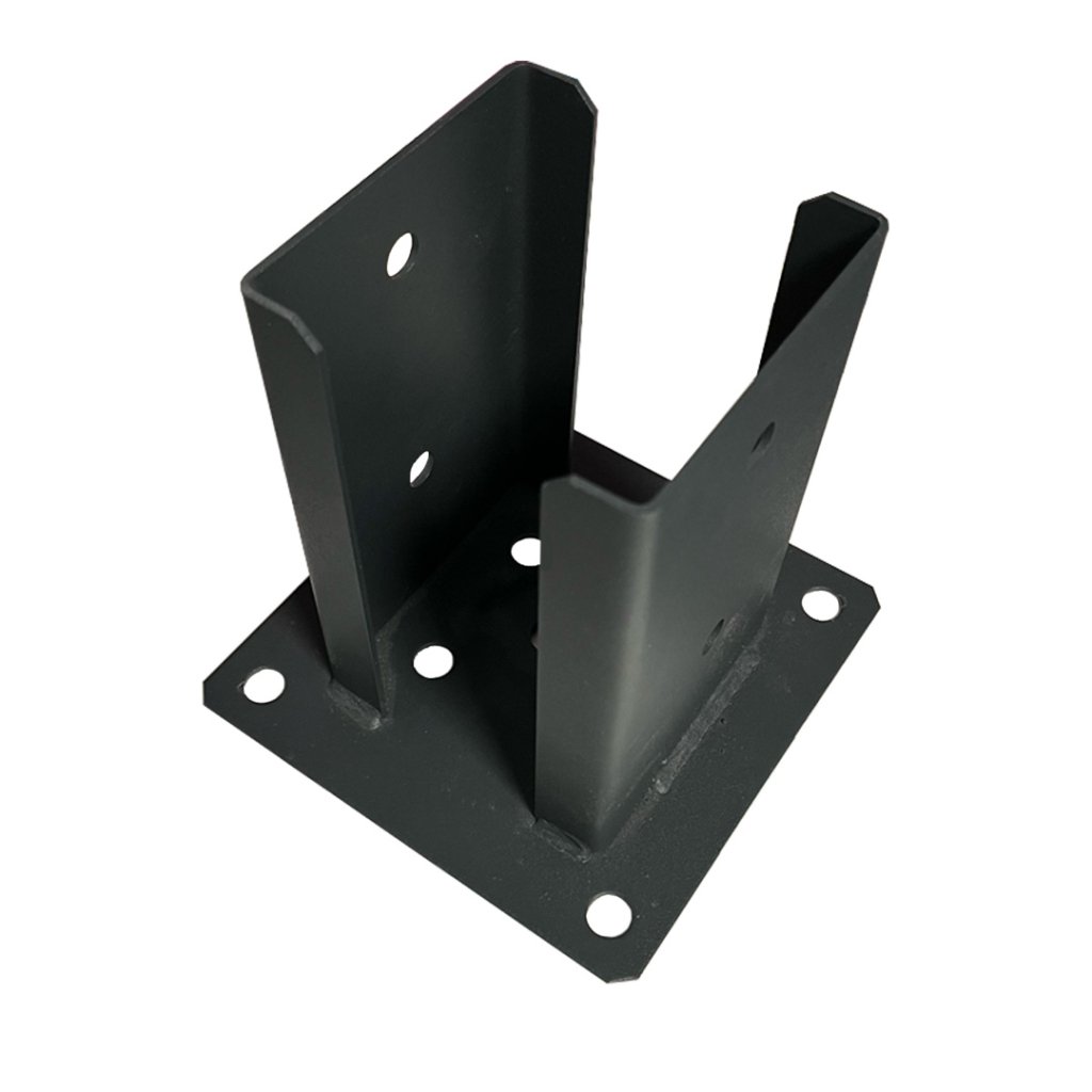 Pied Poteau Noir - Visuel Produit