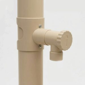 Connecteur de gouttière pour récupérateur d'eau - Kit complet - Fabrication française - Conduits circulaires 80 à 100 mm - Sable