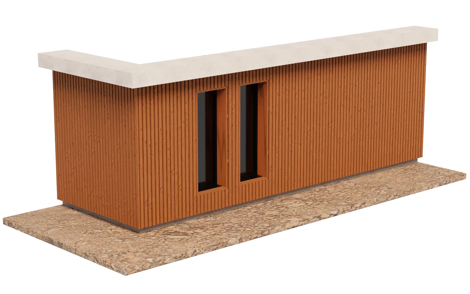 Comment poser un bardage bois : la méthode étape par étape 3 Panneaux de bardage bois Douglas vertical à claire-voie Cover Green sur une façade