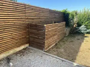 Clôture bois à Saint-Hilaire-Saint-Mesmin (45), réalisation Cover Green en kit