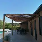 Pergola bois à Colayrac-Saint-Cirq (47) réalisée avec un kit Cover Green - vue 2