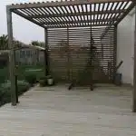 Pergola bois à Saint-Avaugourd-des-Landes (85) réalisée avec un kit Cover Green - vue 2