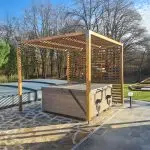 Pergola bois à Lezoux (63) réalisée avec un kit Cover Green - vue 2