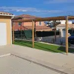 Pergola bois à Montélimar (26) réalisée avec un kit Cover Green - vue 4