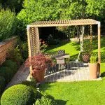 Pergola bois à Nouart (08) réalisée avec un kit Cover Green - vue 1