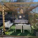 Pergola bois à Pierrefeu-du-Var (83) réalisée avec un kit Cover Green - vue 3