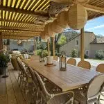 Pergola bois à Robion (84) réalisée avec un kit Cover Green - vue 3