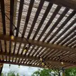 Pergola bois à Saint-Géron (43) réalisée avec un kit Cover Green - vue 4