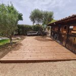 Terrasse bois à Aubagne (13) réalisée avec un kit Cover Green - vue 2
