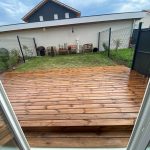 Terrasse bois à Cranves-Sales (74) réalisée avec un kit Cover Green - vue 2