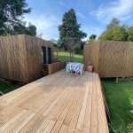Terrasse bois à Éclose-Badinières (38) réalisée avec un kit Cover Green - vue 3