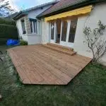 Terrasse bois à Houlgate (14) réalisée avec un kit Cover Green - vue 1