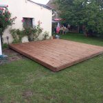 Terrasse bois à Marnes (79) réalisée avec un kit Cover Green - vue 1