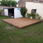 Terrasse bois à Marnes (79) réalisée avec un kit Cover Green - vue 2
