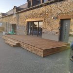 Terrasse bois à Rannée (35) réalisée avec un kit Cover Green - vue 1
