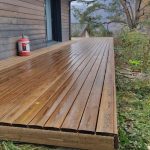 Terrasse bois à Villaz (74) réalisée avec un kit Cover Green - vue 3