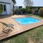Terrasse bois à Le Chesne (27) réalisée avec un kit Cover Green - vue 2