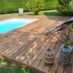 Terrasse bois à Le Chesne (27) réalisée avec un kit Cover Green - vue 3