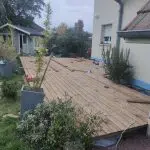 Terrasse bois à Offemont (90) réalisée avec un kit Cover Green - vue 4