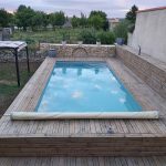 Terrasse bois à Saint-Maixent-l'École (79) réalisée avec un kit Cover Green - vue 6