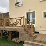 Terrasse bois à Taverny (95) réalisée avec un kit Cover Green - vue 3