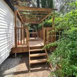 Pergola bois à Vitrolles (13) réalisée avec un kit Cover Green - vue 1