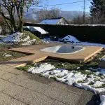 Terrasse bois à Perrignier (74) réalisée avec un kit Cover Green - vue 4