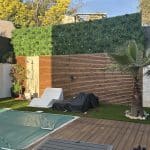 Clôture bois à Fréjus (83) réalisée avec un kit Cover Green - vue 1