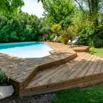 Terrasse bois à Althen-des-Paluds (84) réalisée avec un kit Cover Green - vue 6