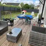 Terrasse bois à Gauciel (27) réalisée avec un kit Cover Green - vue 1