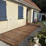 Terrasse bois à Wissant (62) réalisée avec un kit Cover Green - vue 1
