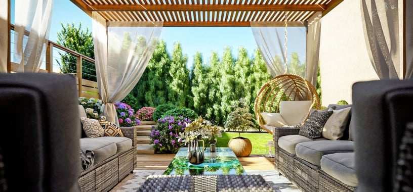 décorer une pergola